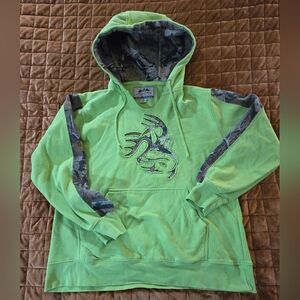 💚 Legendary Whitetails “Original Deer Gear” Women’s Hoodie – Size L